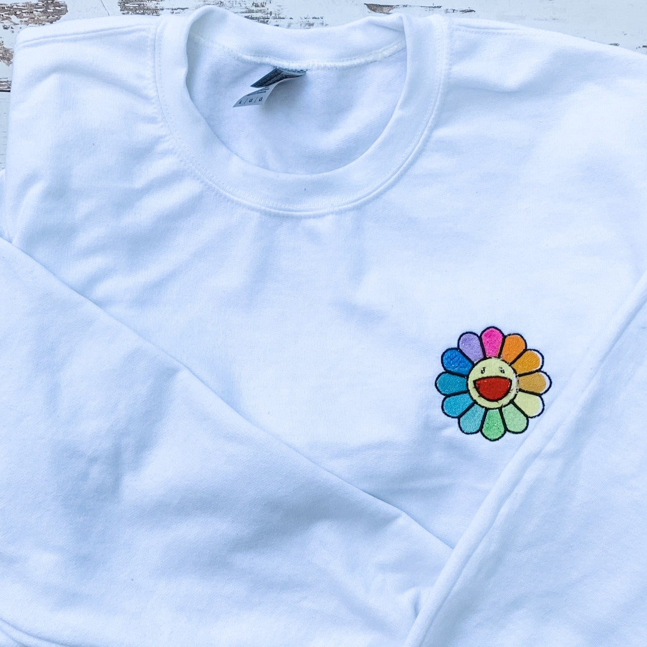 Murakami Flower Crew Neck – Two Girls Crafts