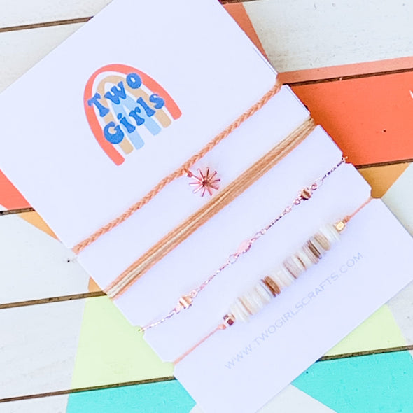 Shimmering Sun Bracelet set