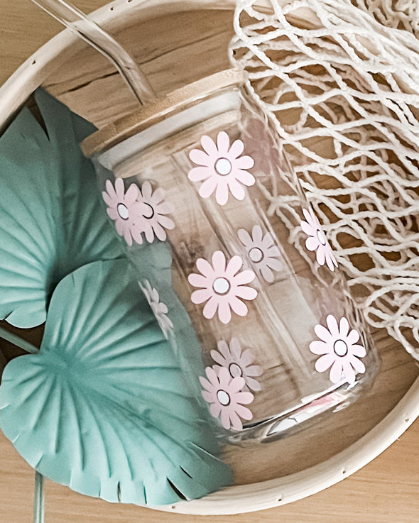 Daisy Glass Cup
