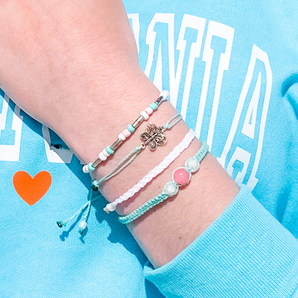 Beachy Butterflies Bracelet set
