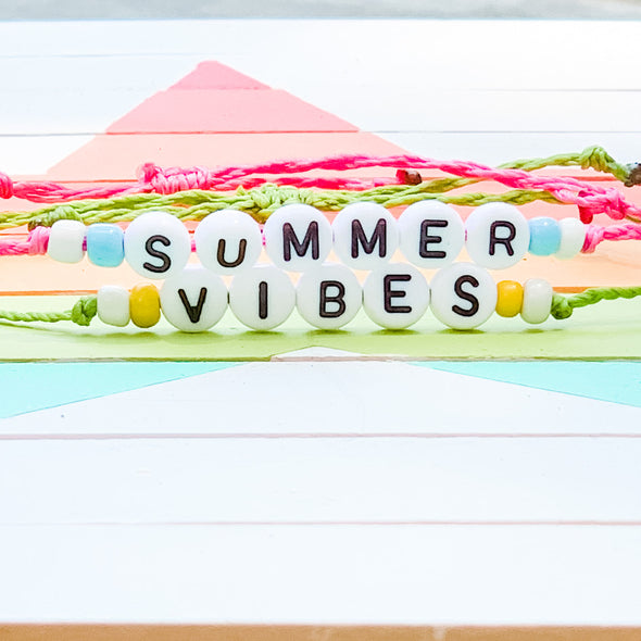 Summer Vibes Bracelet and Sticker set
