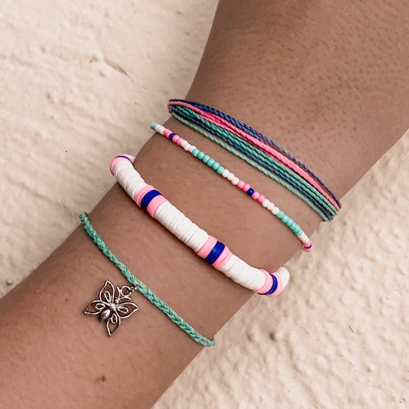 Butterfly Bracelet stack