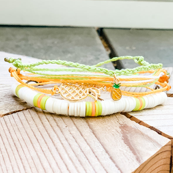 Pineapple Perfection Bracelet set