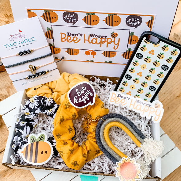 Don’t Worry, Bee Happy gift set
