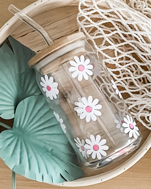 Daisy Glass Cup
