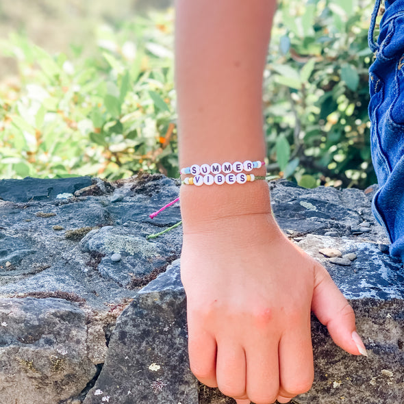 Summer Vibes Bracelet and Sticker set