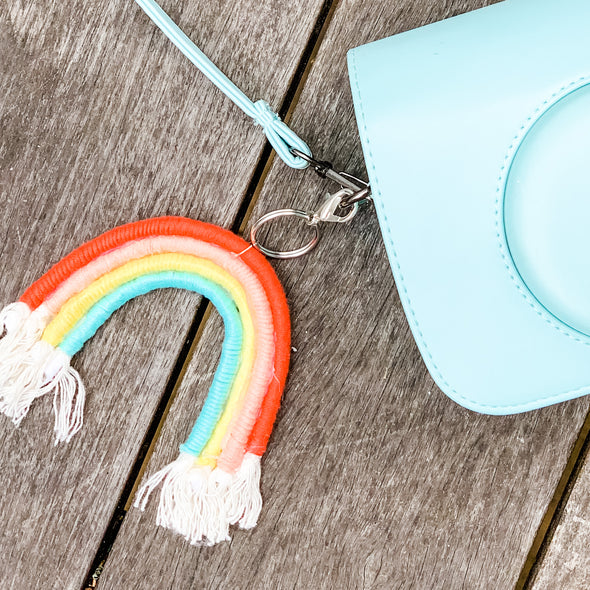 Boho Rainbow Keychain