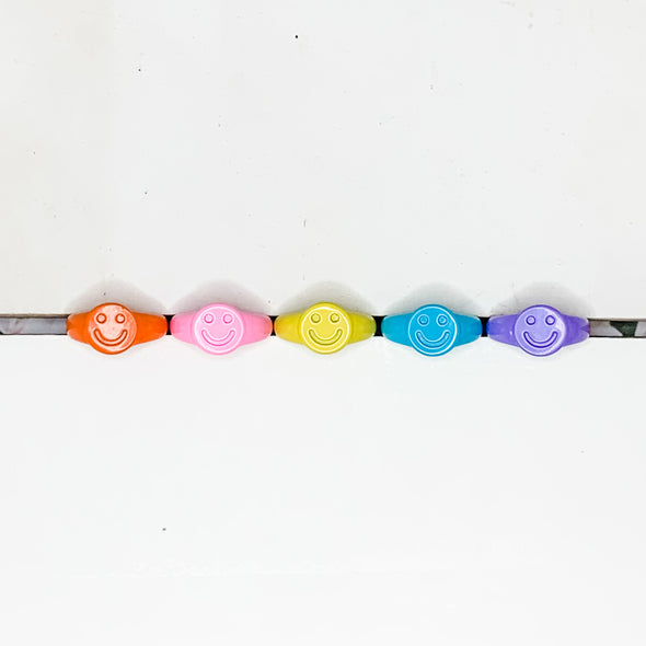 Lots of Love Smiley Face Ring