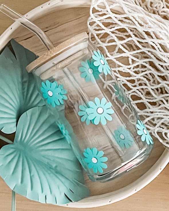 Daisy Glass Cup